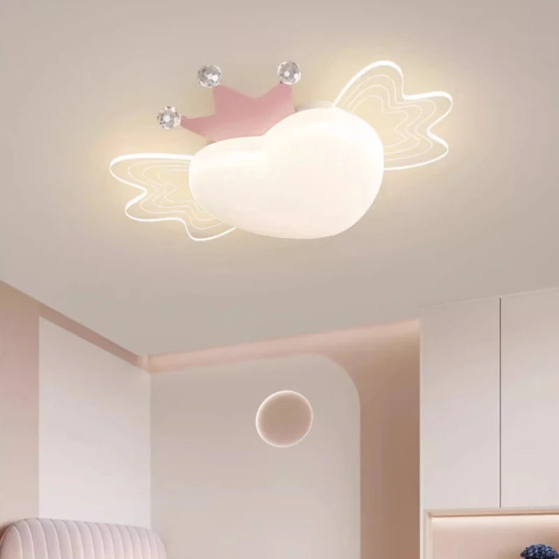 plafonnier mignon en forme d'avion pour enfant romantique et simple - vue 4 sur 8