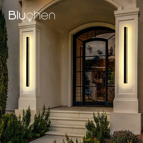 applique murale extérieure moderne à led étanche pour jardin et balcon - vue 7 sur 7