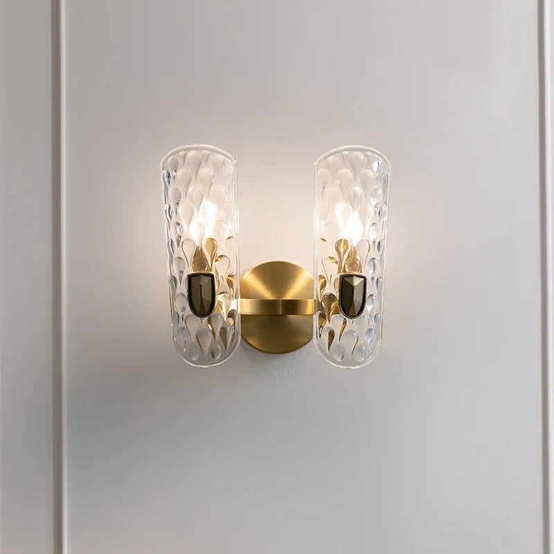 applique murale en cristal design bouclier luxe pour intérieur décoratif - vue 4 sur 8