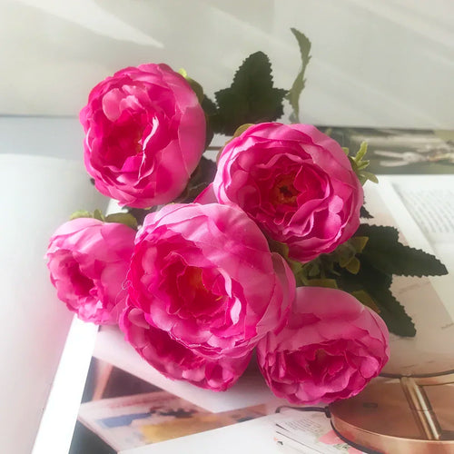 petit bouquet de fleurs artificielles pour décorations printanières et festives - vue 19 sur 34