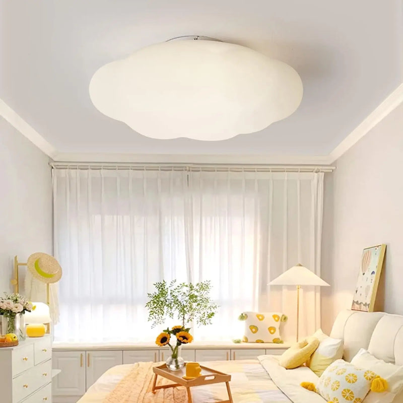plafonnier led moderne en forme de nuages pour ambiance décorative