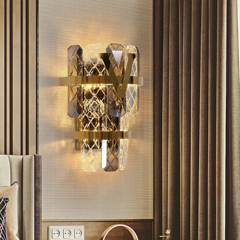 applique murale en cristal post-modernes style nordique simple