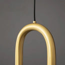 suspension moderne à led ellipse avec variateur hauteur réglable