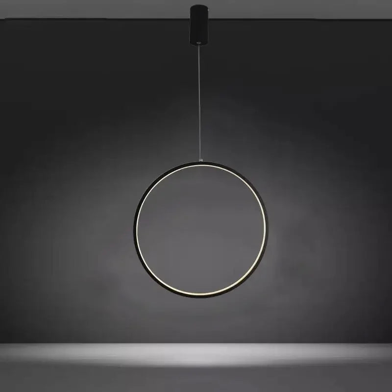 suspension circulaire à led pour intérieur moderne