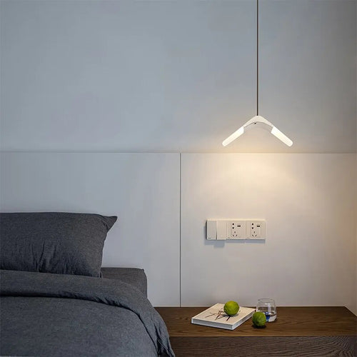 Suspension LED volantes modernes pour salle à manger