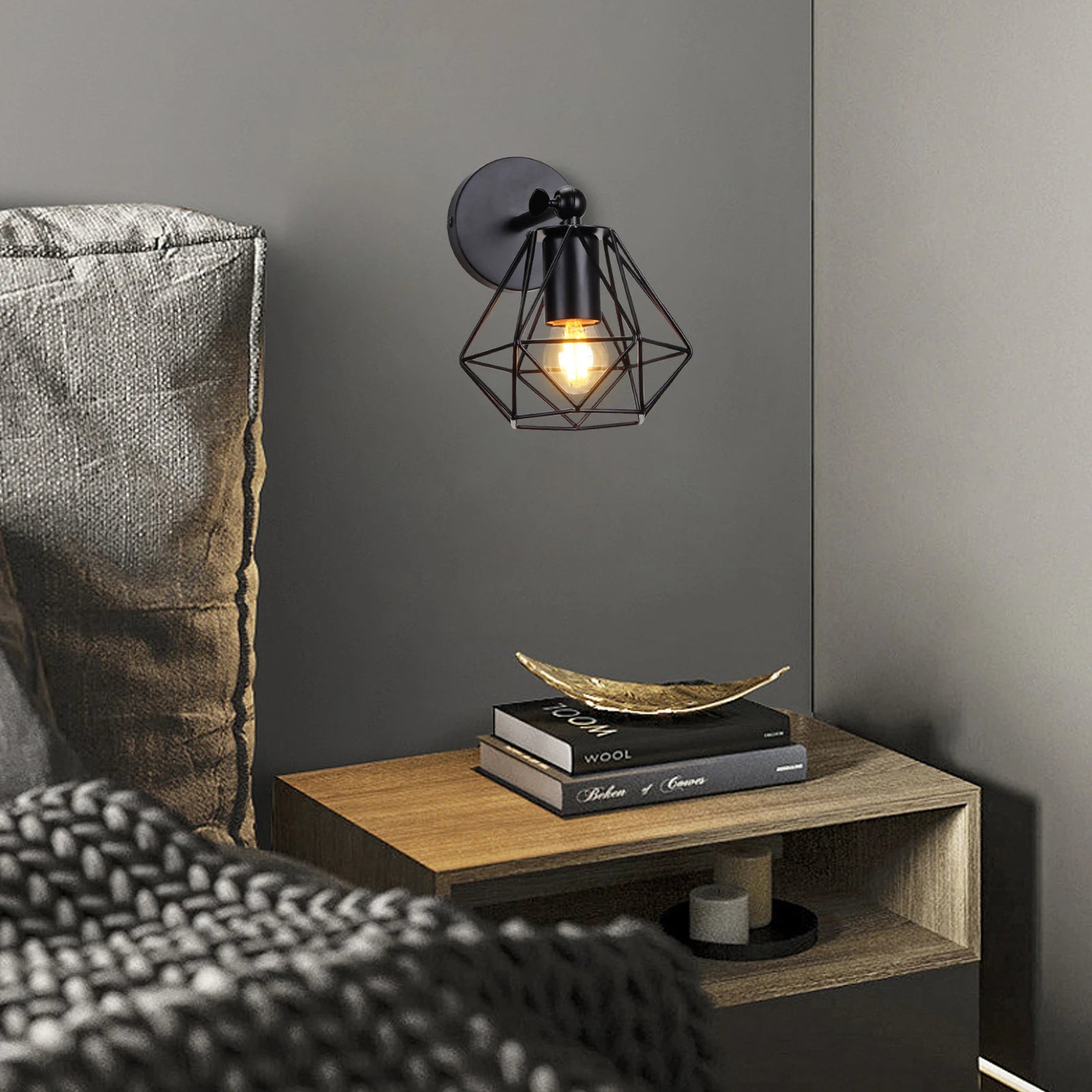 Appliques murales en fer Vintage - vue 3 sur 16