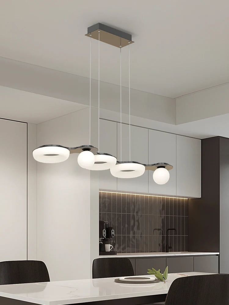 lustre minimaliste moderne style nordique créatif pour bar et table à manger