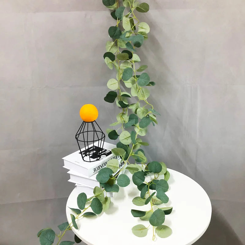 plantes artificielles suspendues en rotin pour décoration intérieure et jardin