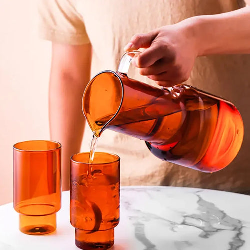 Théière verre style nordique grande capacité résistante chaleur