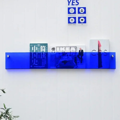 support mural en acrylique transparent pour magazines et livres - vue 11 sur 10