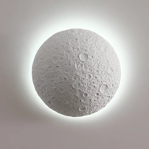 applique murale simulation lune led pour villa créative - vue 7 sur 6