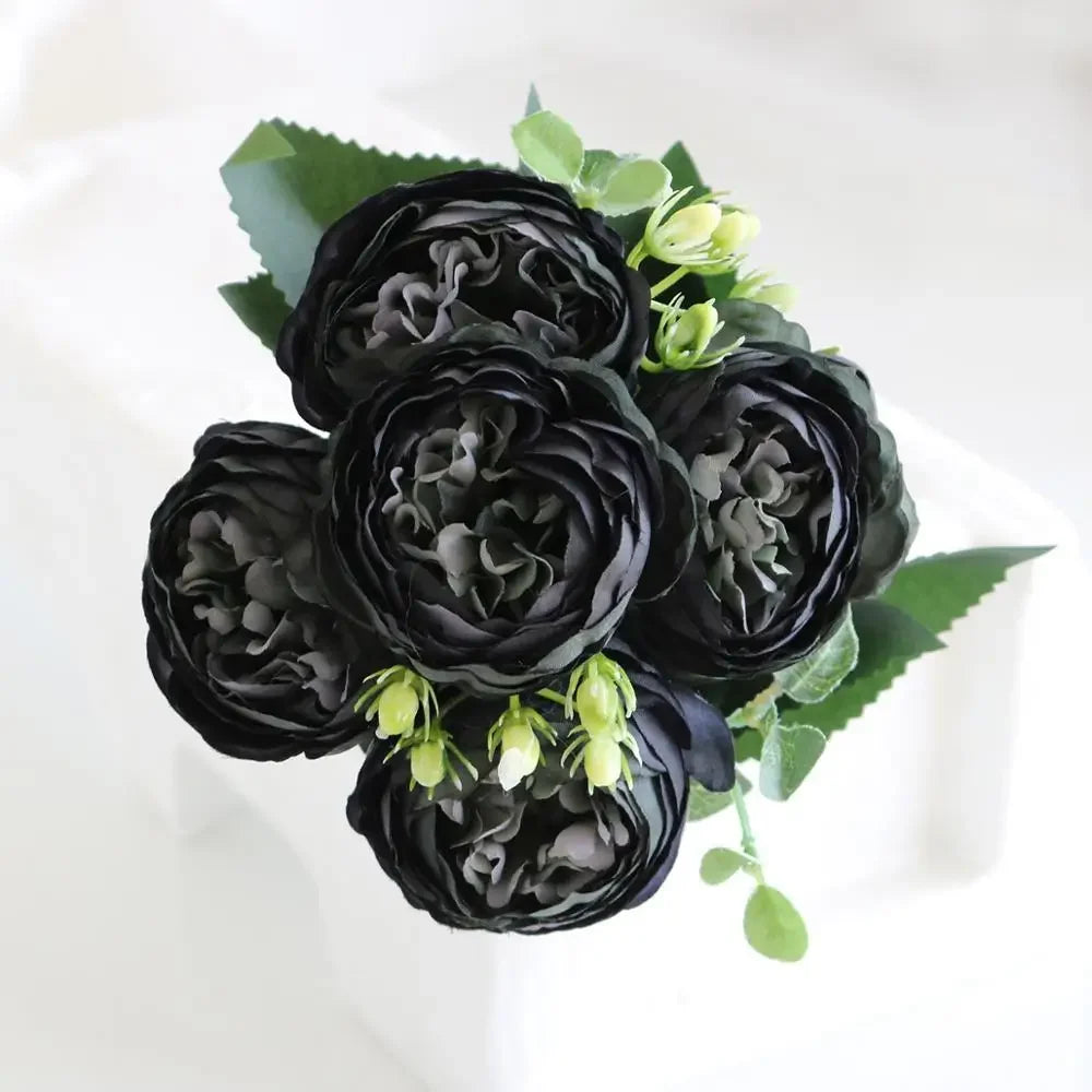 petit bouquet de fleurs artificielles pour décoration printanière et mariage - vue 32 sur 37