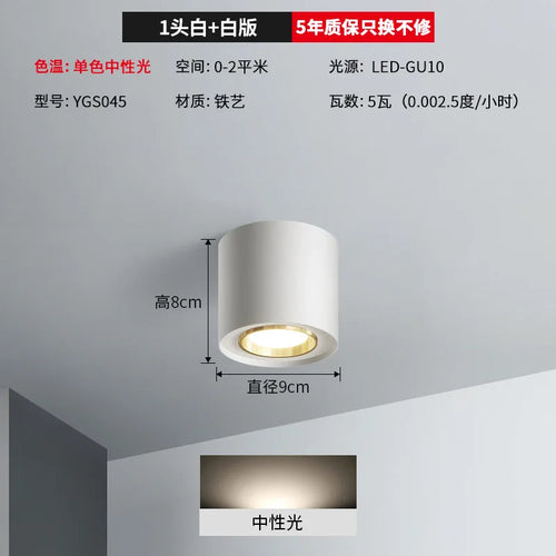plafonnier double tête pour éclairage intérieur et extérieur - vue 14 sur 13