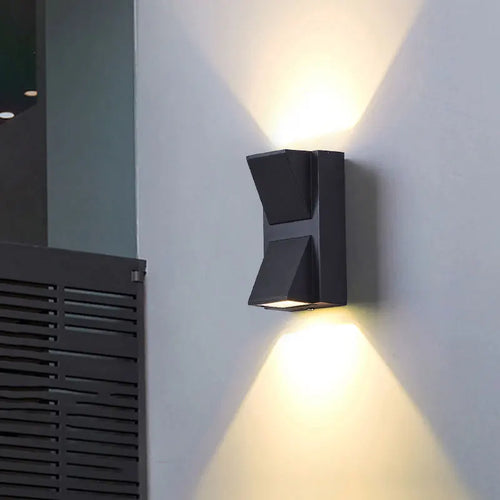 applique murale led extérieure moderne étanche pour jardin et balcon - vue 4 sur 12