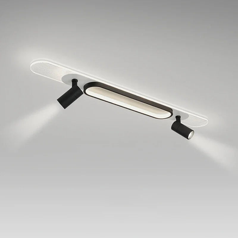 Plafonnier LED moderne pour salon couloir vestiaire allée plafonnier avec projecteur lustres décor luminaire