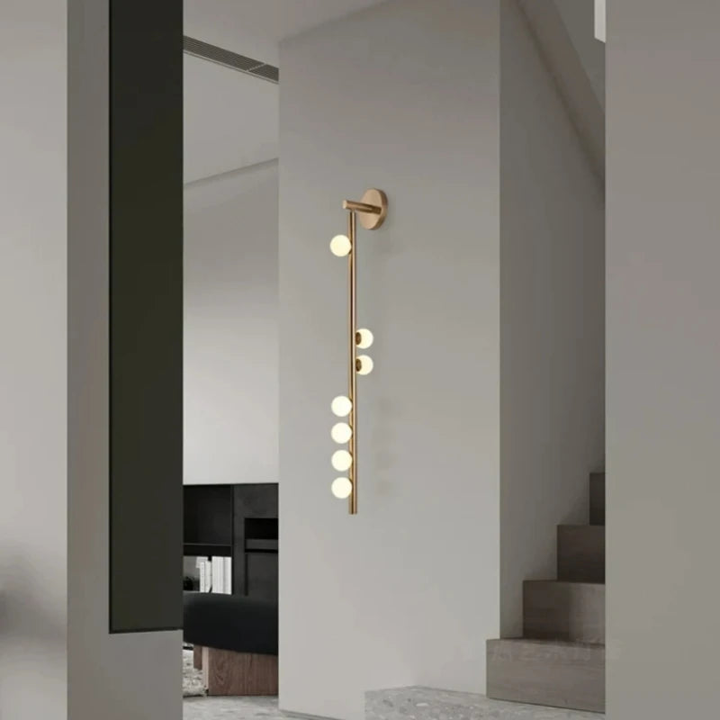 applique murale en verre et métal design moderne pour intérieur élégant - vue 4 sur 10