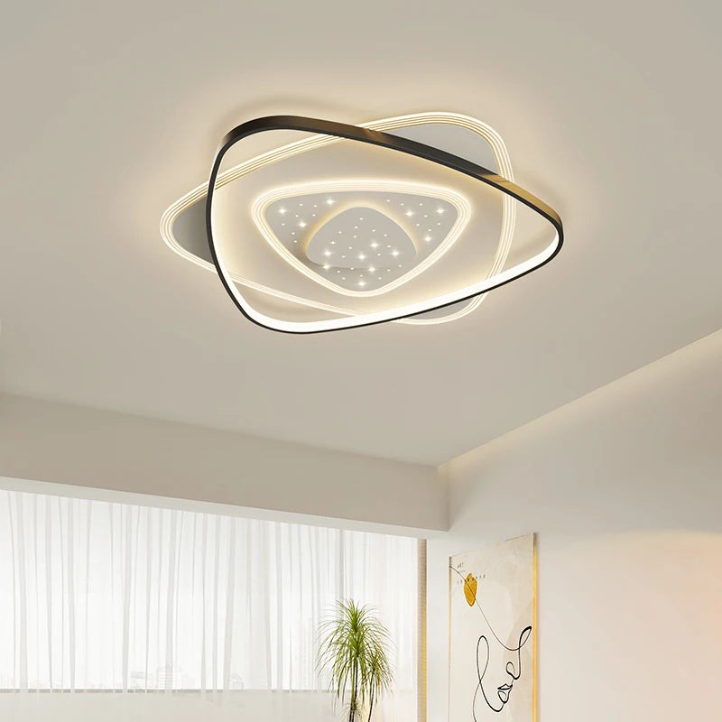 plafonnier led moderne et minimaliste pour intérieur élégant - vue 4 sur 8