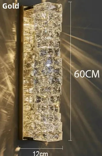 applique murale en cristal moderne lampe à led pour intérieur - vue 15 sur 18