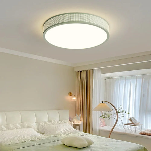 qiyimei led plafonnier style cercle carré pour décoration maison - vue 2 sur 22