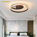 lustre led blanc noir surface montée déco