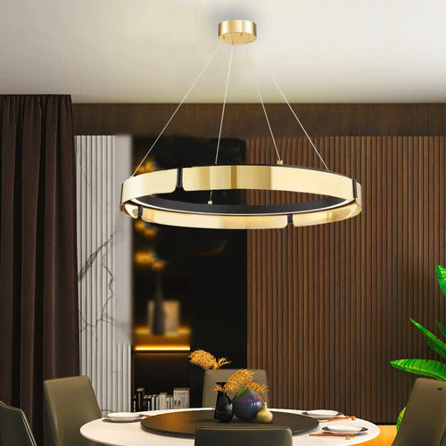 plafonnier led rond design moderne minimaliste luminaire - vue 5 sur 14