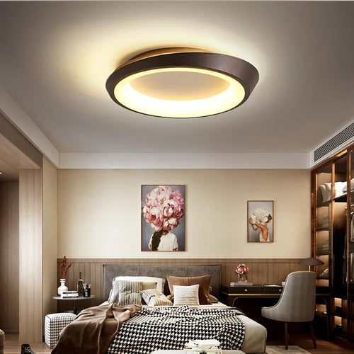 plafonnier led rond style nordique pour intérieur moderne - vue 3 sur 6