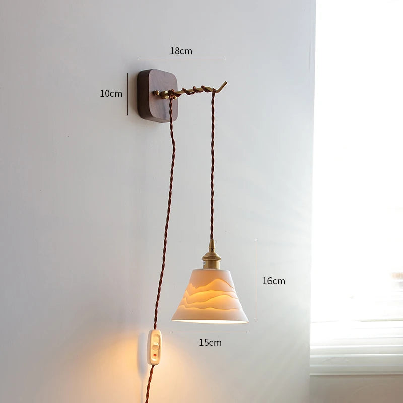 Applique LED style japonais IWHD - vue 12 sur 23