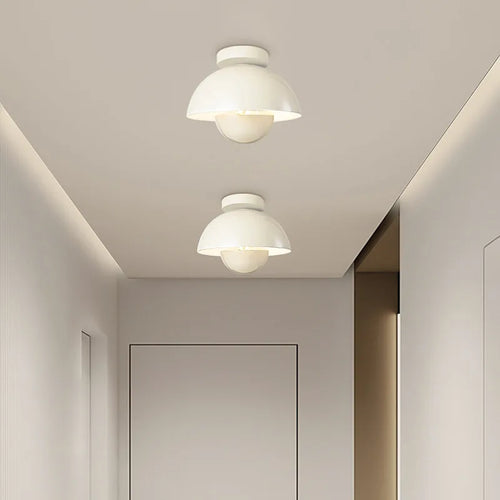 plafonnier LED moderne pot rond coloré - vue 2 sur 12
