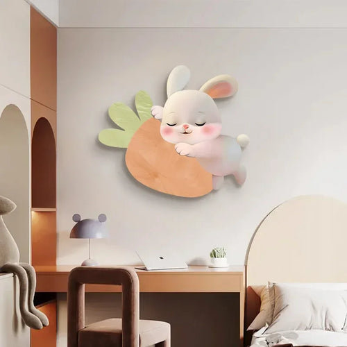 Applique murale led lapin dessin animé décoration moderne - vue 9 sur 9