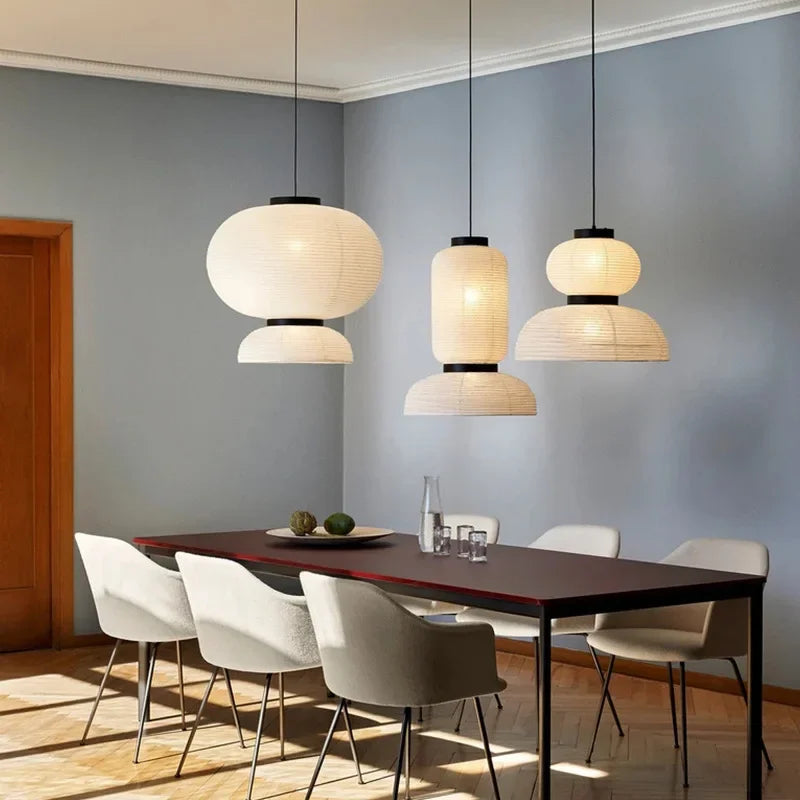 lustre led wabi sabi nordique minimaliste pour décoration intérieure