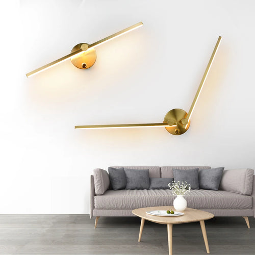 applique murale led minimaliste rotative librement réglable - vue 2 sur 22
