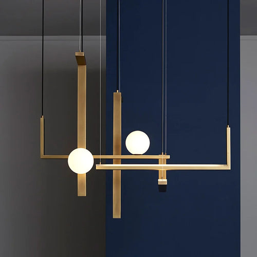 suspension design géométrique créatif pour éclairage moderne - vue 5 sur 13