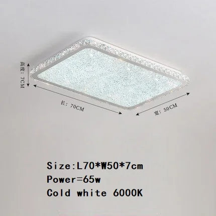 plafonnier led rond en cristal k9 design nordique luxueux romantique et chaleureux - vue 14 sur 28