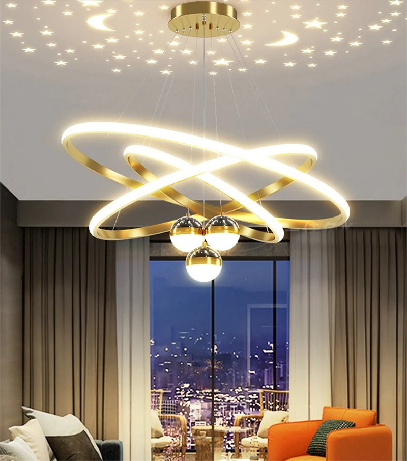 lustre led romantique projecteur de ciel étoilé avec télécommande - vue 5 sur 16