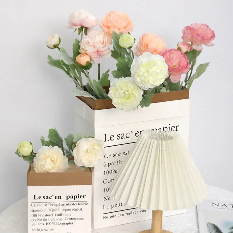 fleurs artificielles en soie pour décoration intérieure restaurant - vue 4 sur 12