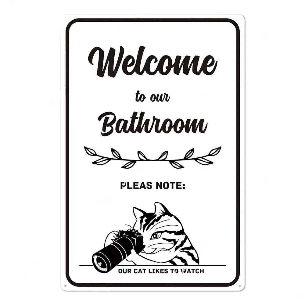 plaques en étain vintage pour décoration rétro murale