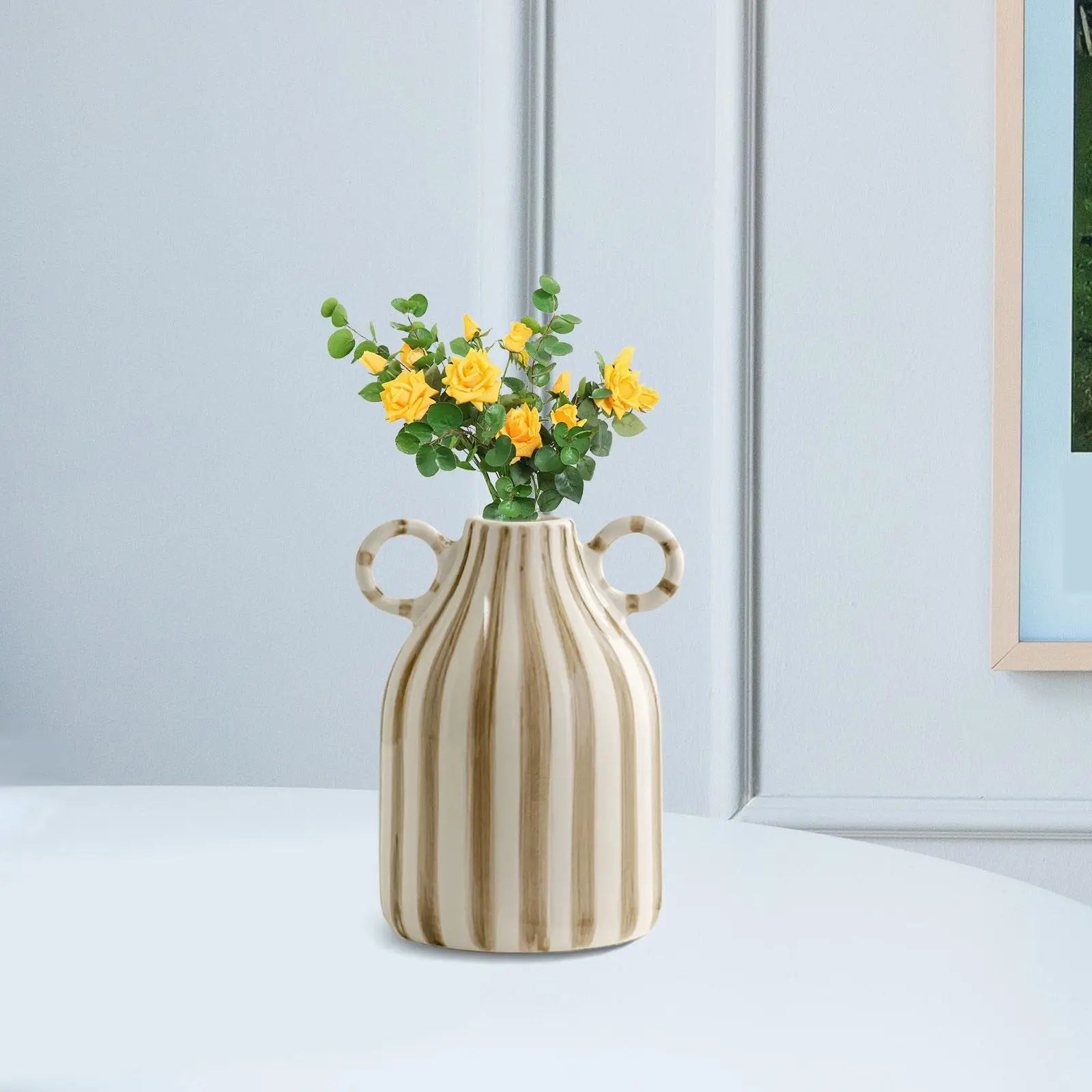 vase décoratif nordique pour fleurs fraîches et sèches - vue 11 sur 10
