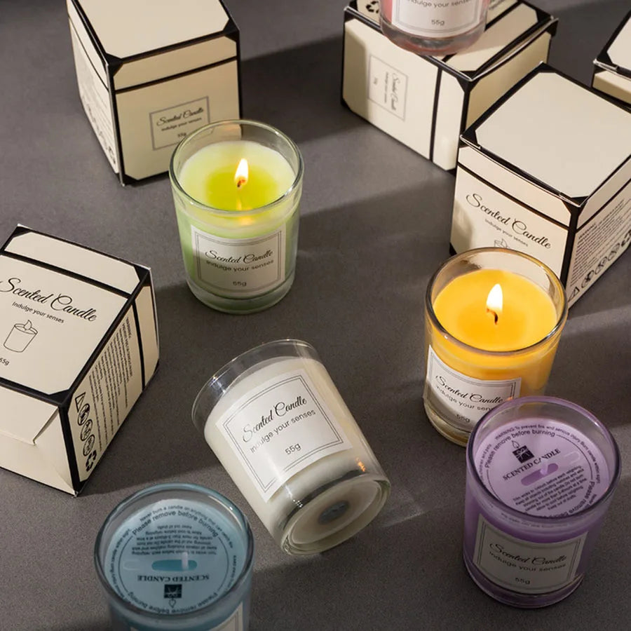 coffret cadeau bougie aromathérapie haut de gamme fait main - vue 6 sur 12