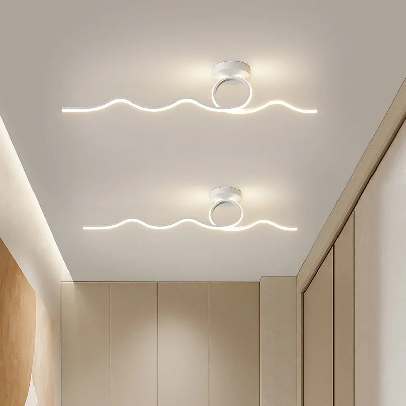 Plafonnier design moderne à leds pour plafond intérieur décoratif