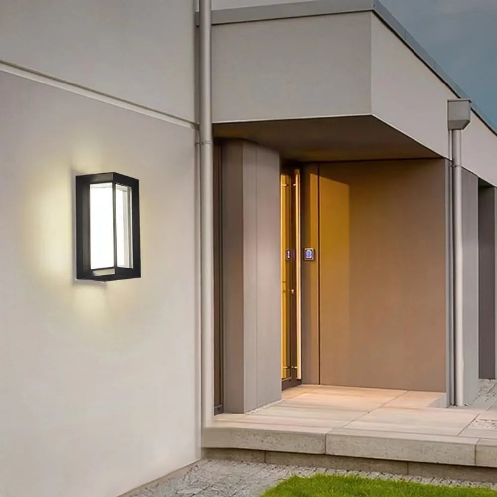 Applique murale extérieure Led moderne Ip65 étanche porche balcon jardin extérieur applique lumières Villa terrasse maison luminaires - vue 6 sur 7