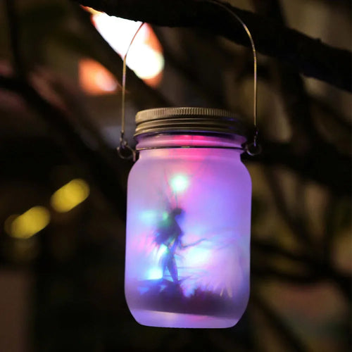 lanterne solaire suspendue pour jardin et patio - vue 6 sur 18