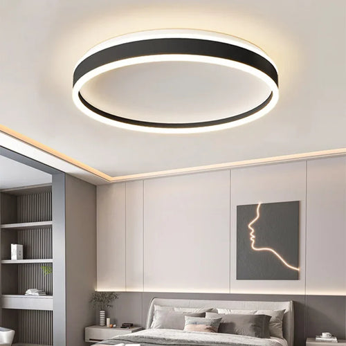 plafonnier led nordique à intensité variable pour intérieur - vue 3 sur 12