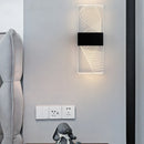 applique murale led nordique en acrylique doré brossé décoration intérieure