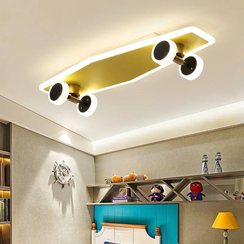 plafonnier scooter boy lampe décorative pour chambre enfant - vue 3 sur 8