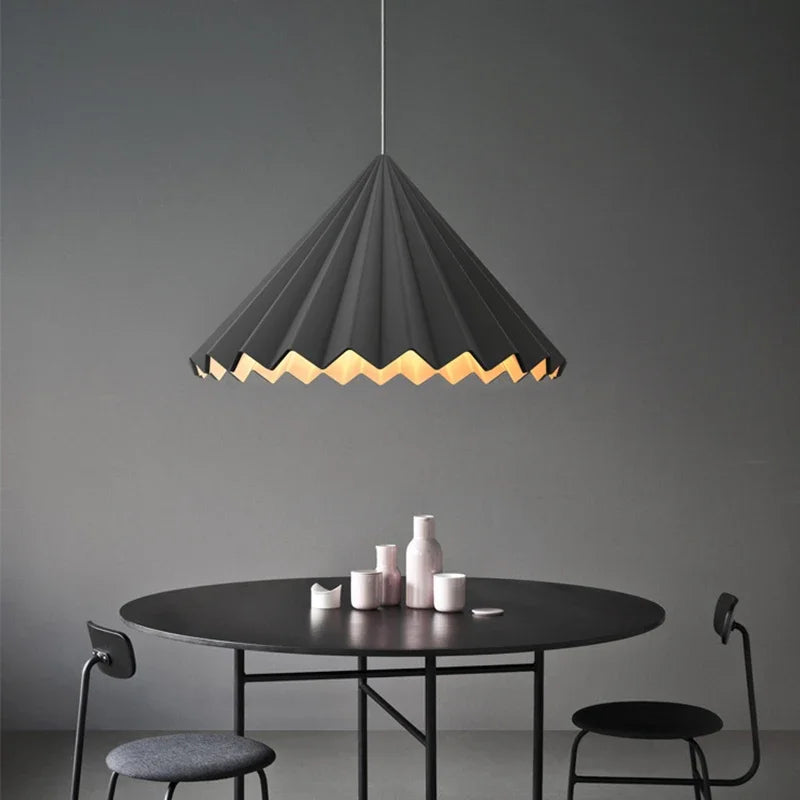 suspension Nordique résine parapluie Led lumière Design minimaliste salle à manger cuisine éclairage décor à la maison chambre