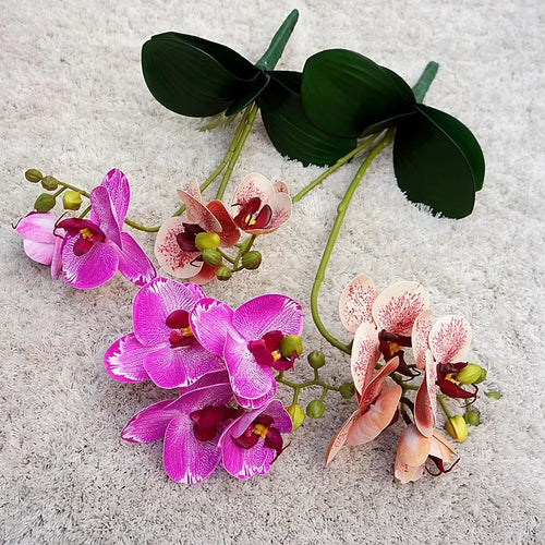 fleurs artificielles orchidées papillon pour décoration de mariage - vue 2 sur 13