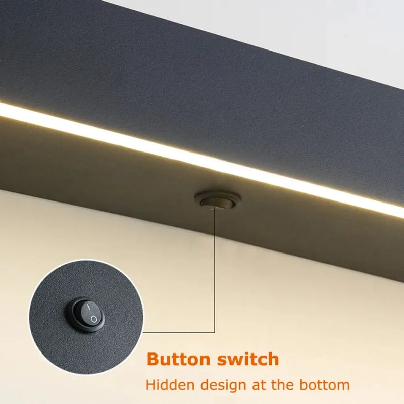 Étagère de chevet applique LED bande intérieure applique salon couloir fond mur suspension éclairage décoratif