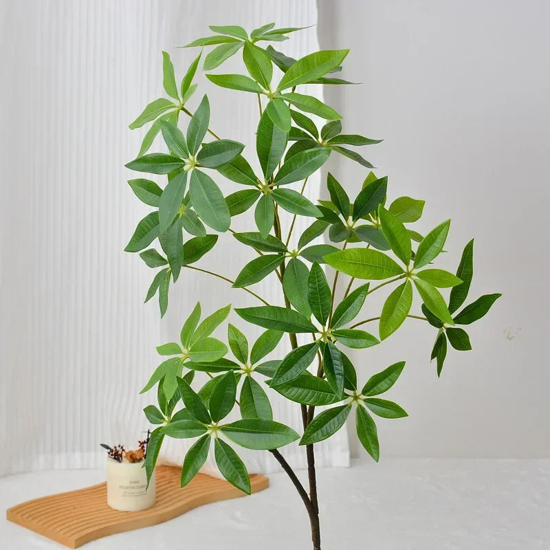 plantes artificielles décoration arbre de fortune feuillage vert - vue 5 sur 8