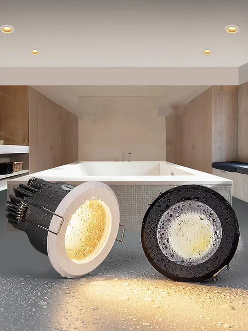 spot led rond étanche en aluminium pour intérieur et extérieur
