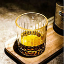 Verre whisky old fashioned facetté design résistant bar